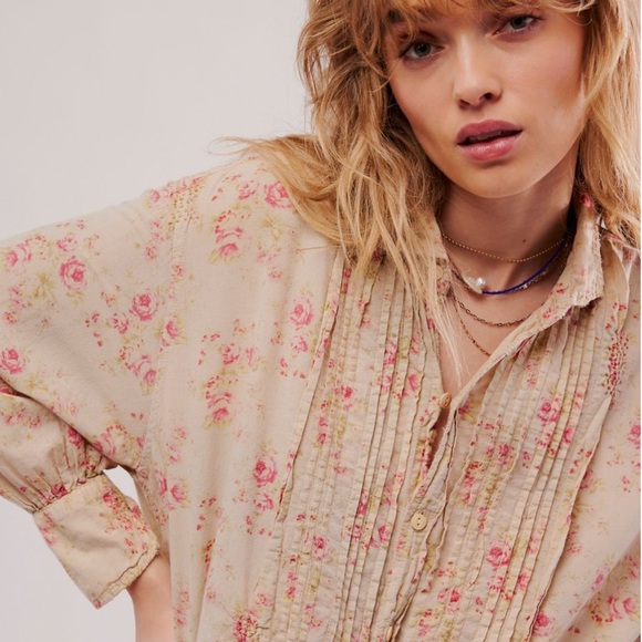 Magnolia Pearl/Free People Laker  Shirt - OS- NWT - Picture 9 of 16